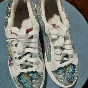 Betsey Johnson Shoes Betsey Johnson Silver And Blue Sparkle